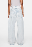  Quần Nữ Acne Denim Trousers With Belt 'Blue' 
