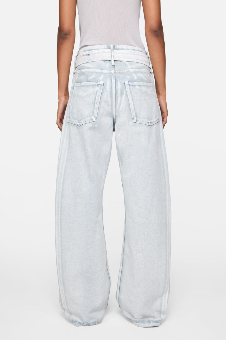  Quần Nữ Acne Denim Trousers With Belt 'Blue' 