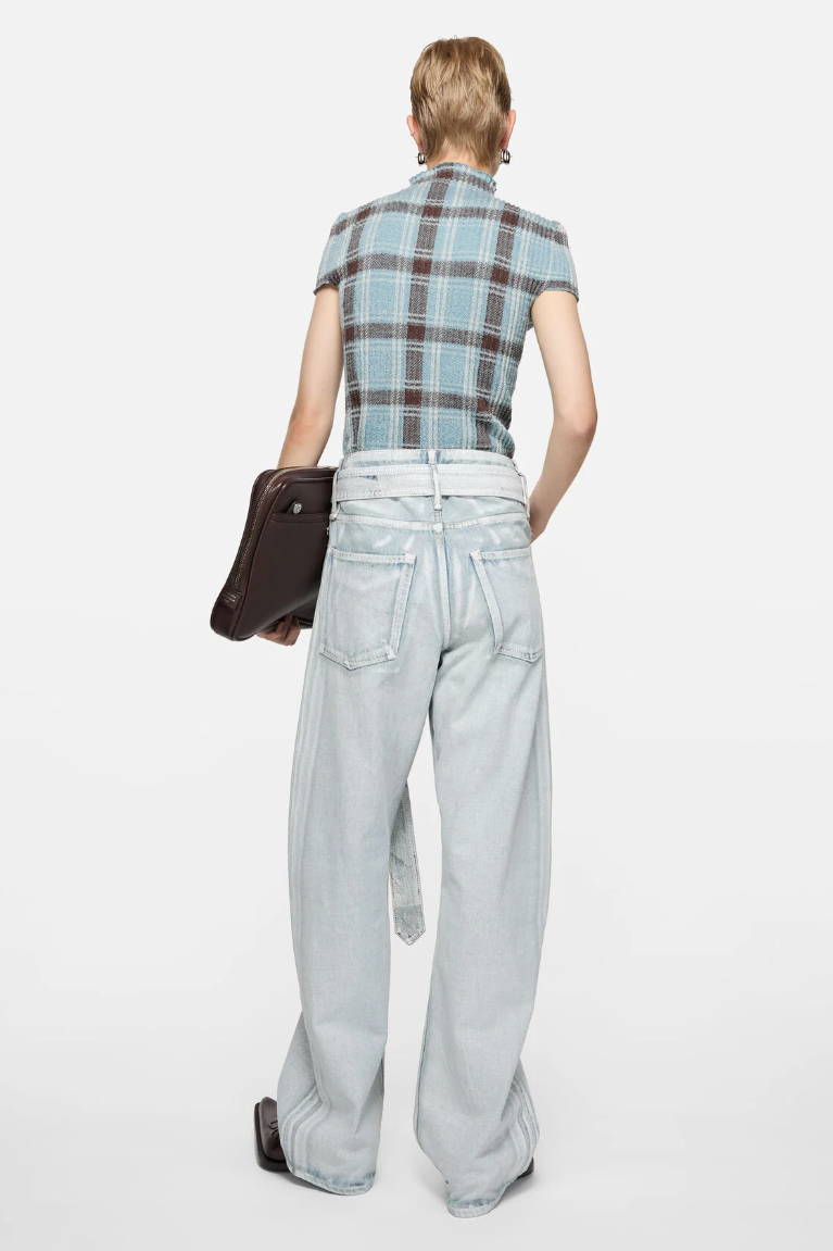  Quần Nữ Acne Denim Trousers With Belt 'Blue' 