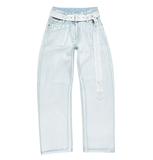  Quần Nữ Acne Denim Trousers With Belt 'Blue' 