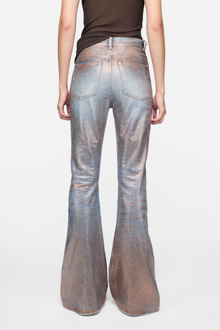  Quần Nữ Acne Fitted Glitter Jeans - 2025F 'Light Blue' 