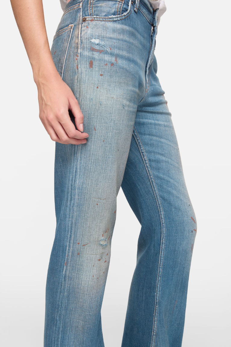  Quần Nữ Acne Fitted Jeans - 2025F 'Mid Blue' 