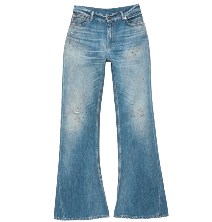  Quần Nữ Acne Fitted Jeans - 2025F 'Mid Blue' 