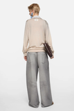  Quần Nữ Acne Fleece Trousers 'Light Grey' 