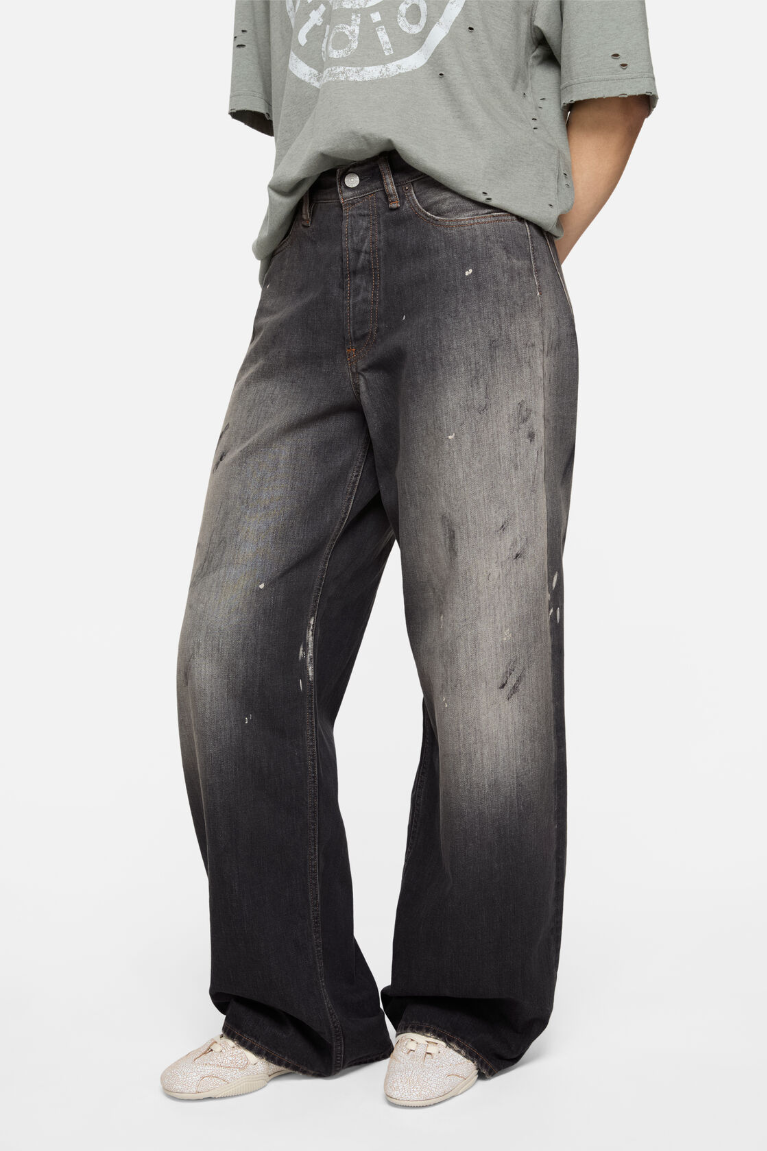  Quần Nữ Acne Loose Fit Jeans - 1981 'Black' 