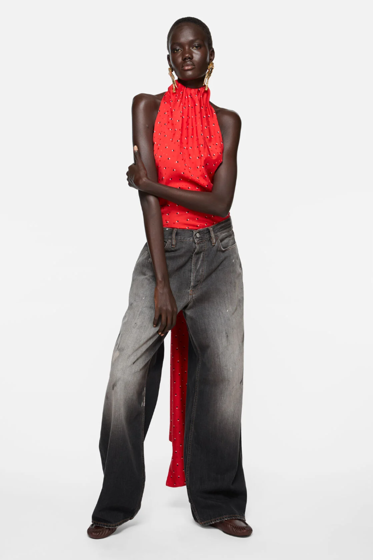  Quần Nữ Acne Loose Fit Jeans - 1981 'Black' 