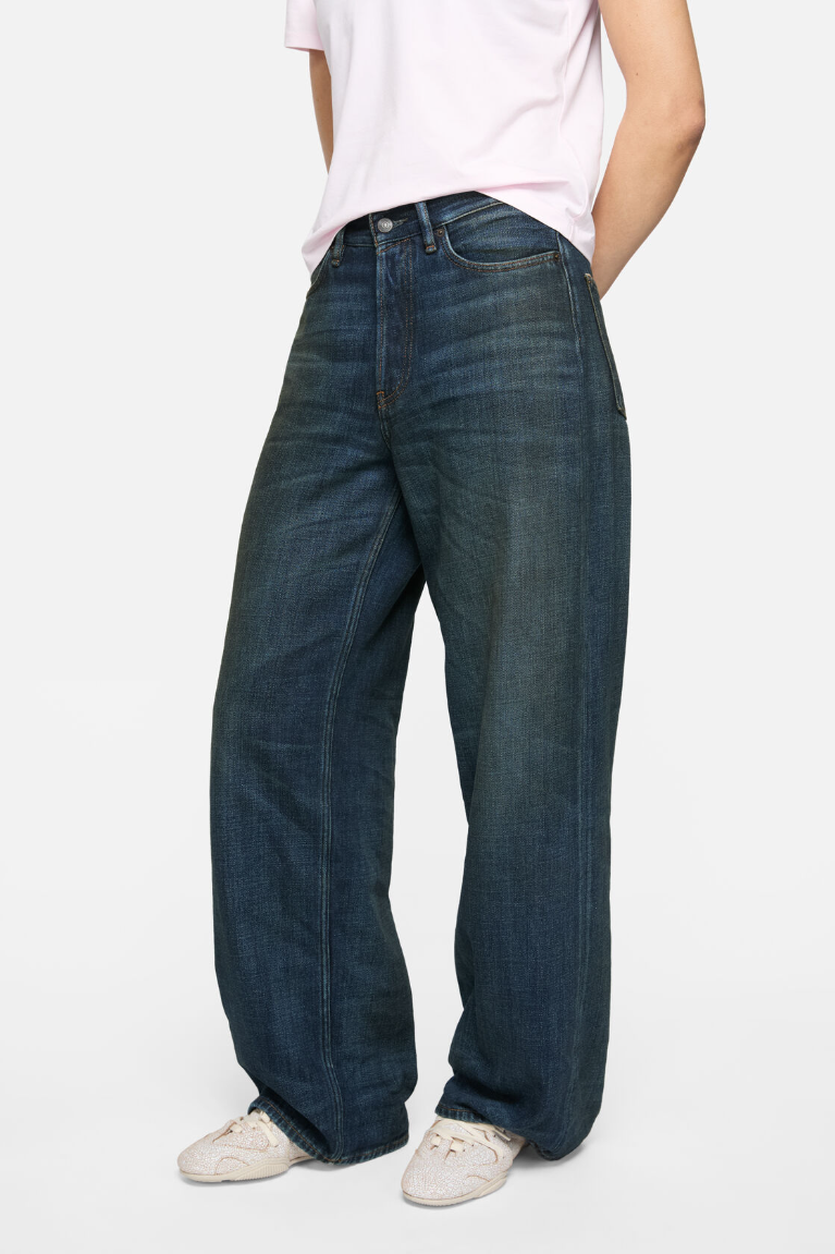  Quần Nữ Acne Loose Fit Jeans - 1981 'Dark Blue' 