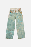  Quần Nữ Acne Loose fit jeans - 1981 'Green' 