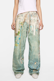  Quần Nữ Acne Loose fit jeans - 1981 'Green' 