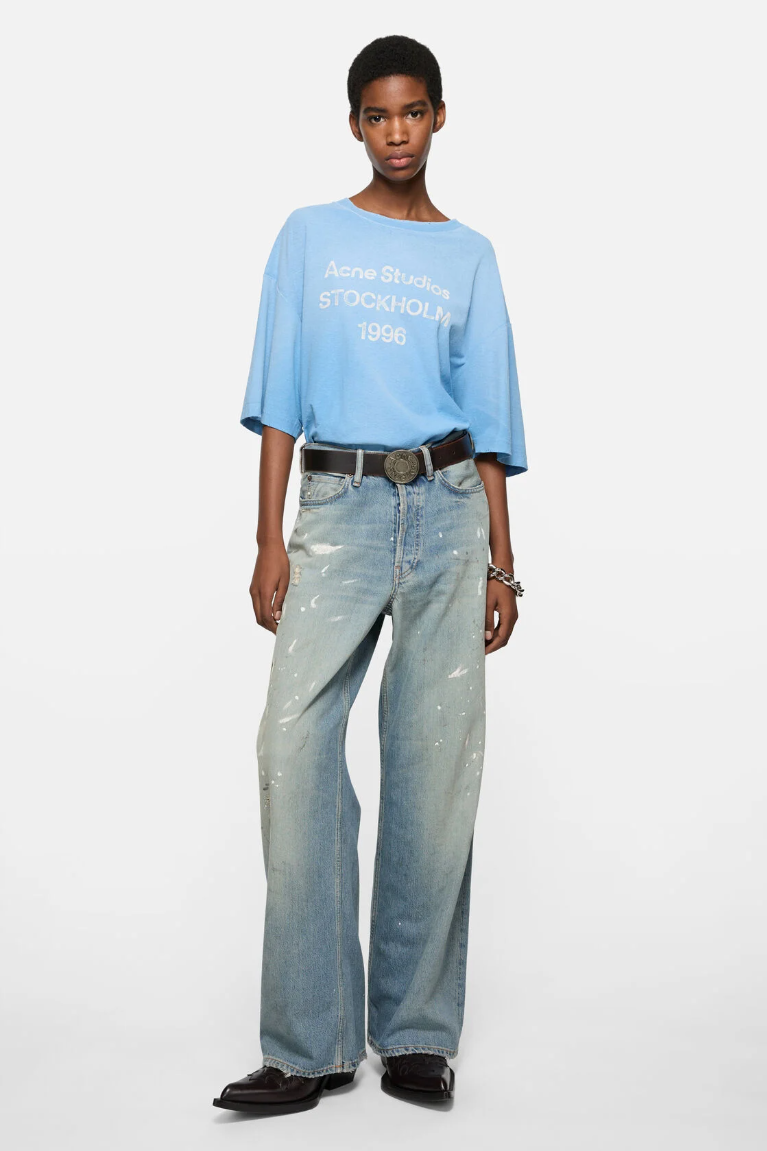  Quần Nữ Acne Loose Fit Jeans - 1981 'Light Blue' 