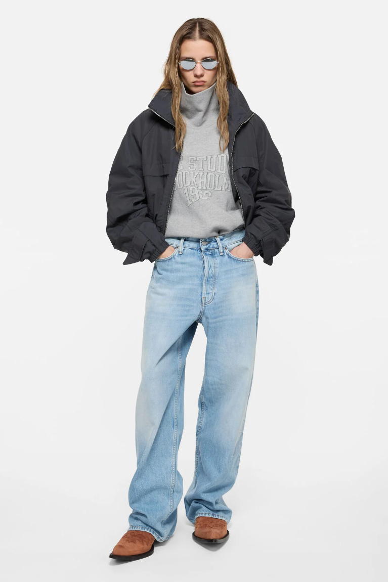  Quần Nữ Acne Loose Fit Jeans - 1981 'Light Blue' 