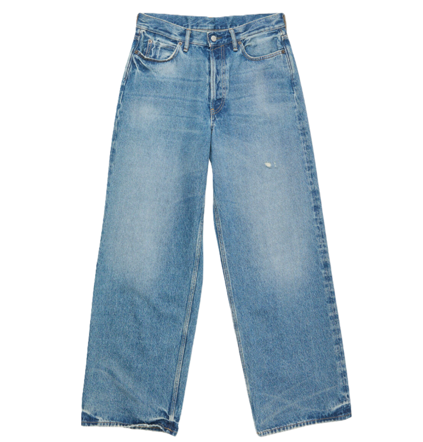  Quần Nữ Acne Loose Fit Jeans - 1981 'Mid Blue' 