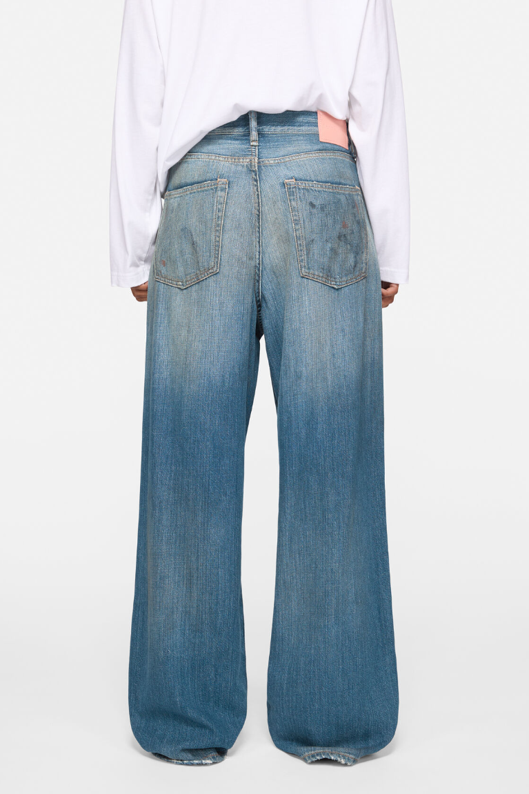 Quần Nữ Acne Loose Fit Jeans - 1981 'Mid Blue' 