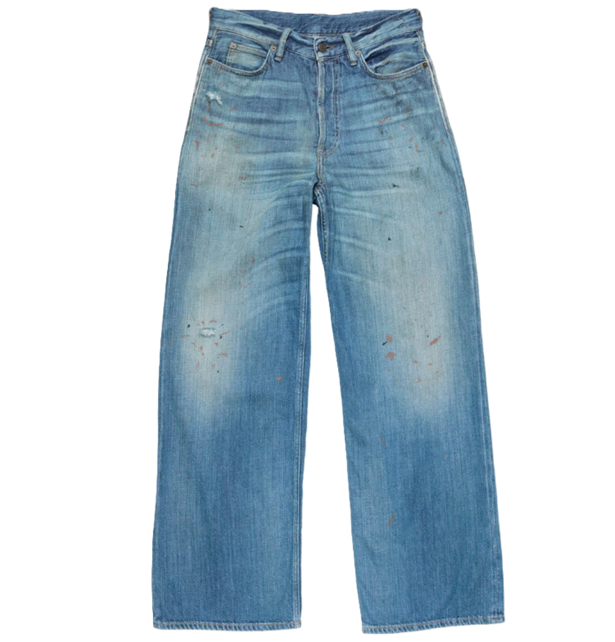  Quần Nữ Acne Loose Fit Jeans - 1981 'Mid Blue' 