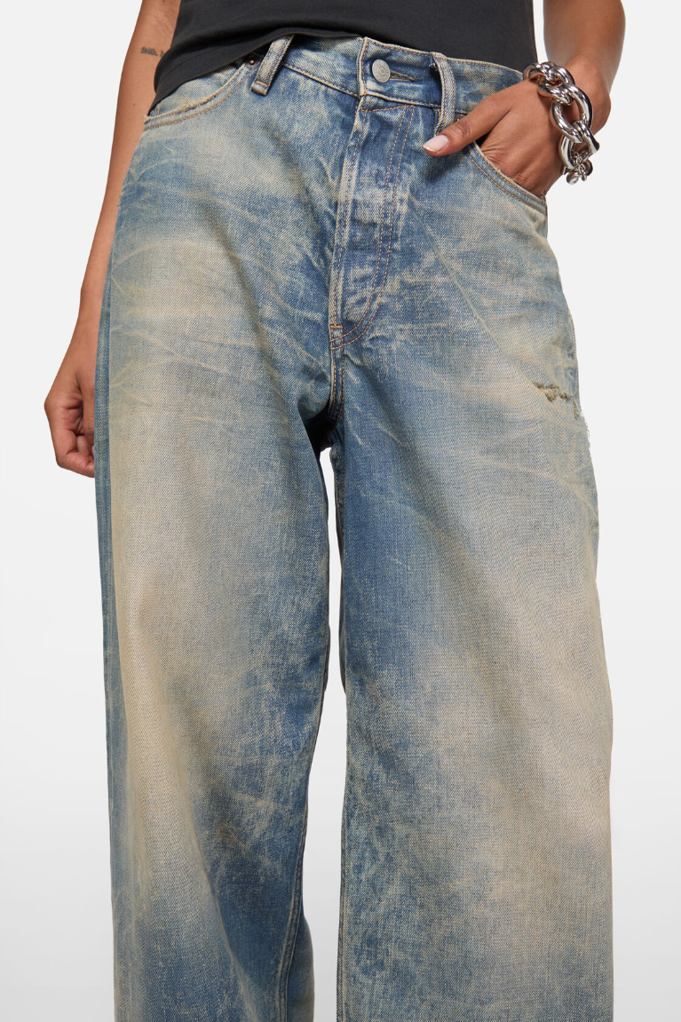  Quần Nữ Acne Loose Fit Jeans - 1981 'Mid Blue' 