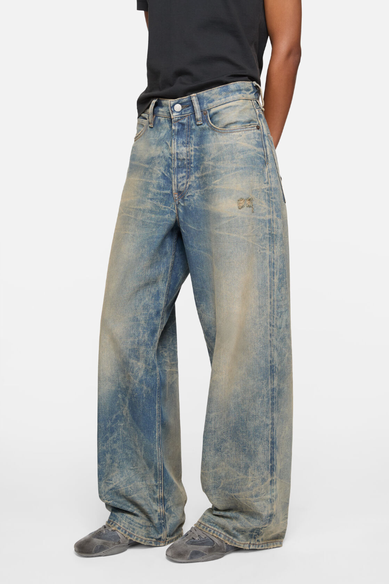  Quần Nữ Acne Loose Fit Jeans - 1981 'Mid Blue' 