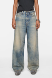  Quần Nữ Acne Loose Fit Jeans - 1981 'Mid Blue' 