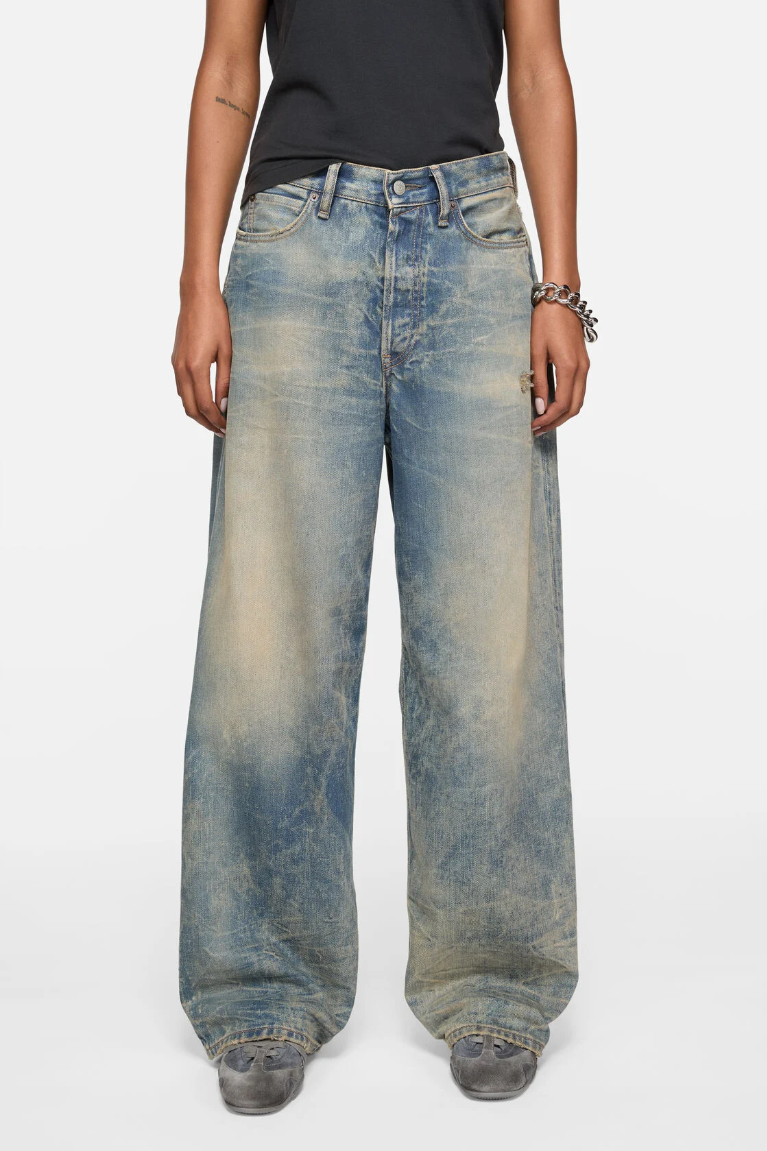  Quần Nữ Acne Loose Fit Jeans - 1981 'Mid Blue' 
