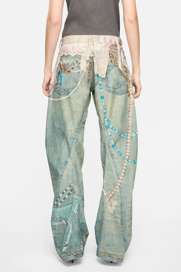  Quần Nữ Acne Loose Fit Jeans - 2006 'Multicolor' 