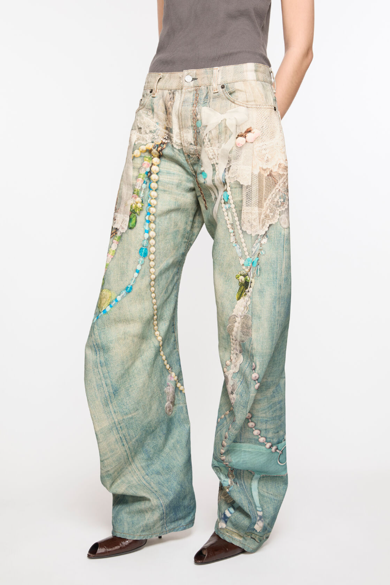  Quần Nữ Acne Loose Fit Jeans - 2006 'Multicolor' 