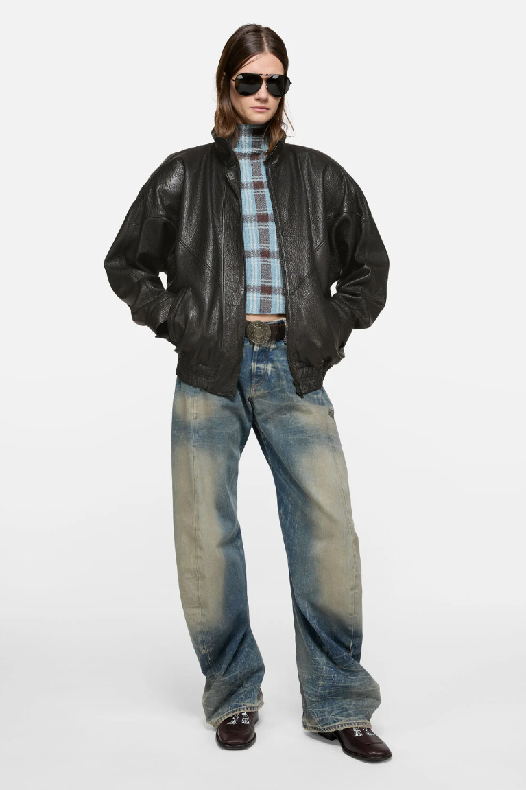  Quần Nữ Acne Loose Fit Jeans - 2006F 'Mid Blue' 