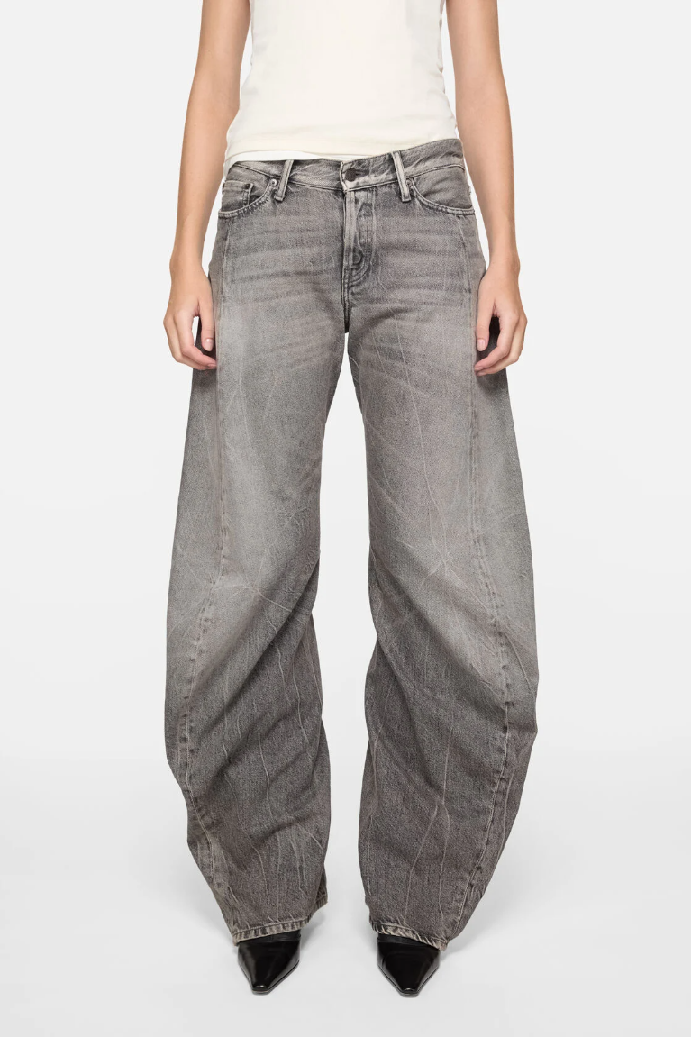  Quần Nữ Acne Loose Fit Jeans - 2006F 'Washed Black' 