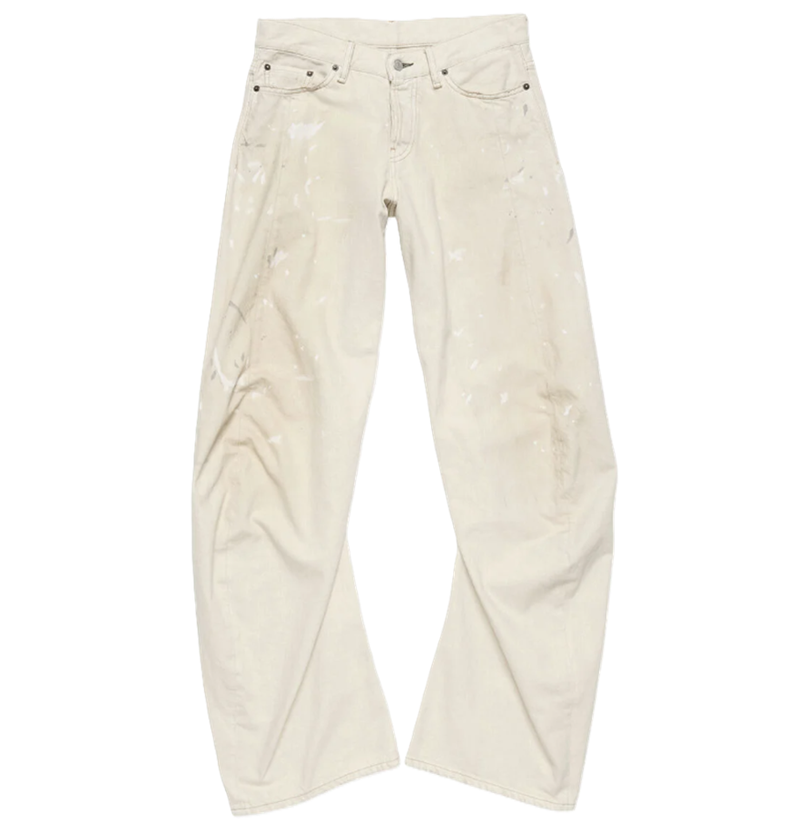  Quần Nữ Acne Loose Fit Jeans - 2006F 'White' 