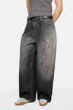  Quần Nữ Acne Loose Fit Jeans - 2023 'Black' 