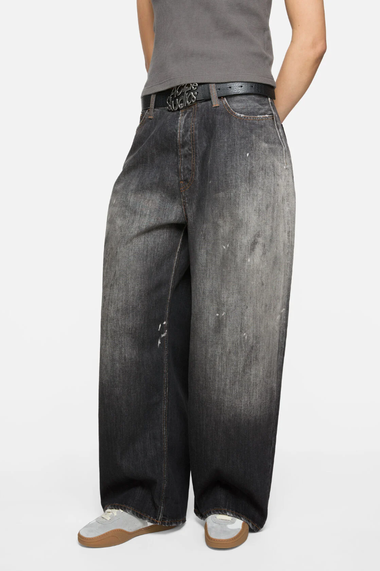  Quần Nữ Acne Loose Fit Jeans - 2023 'Black' 