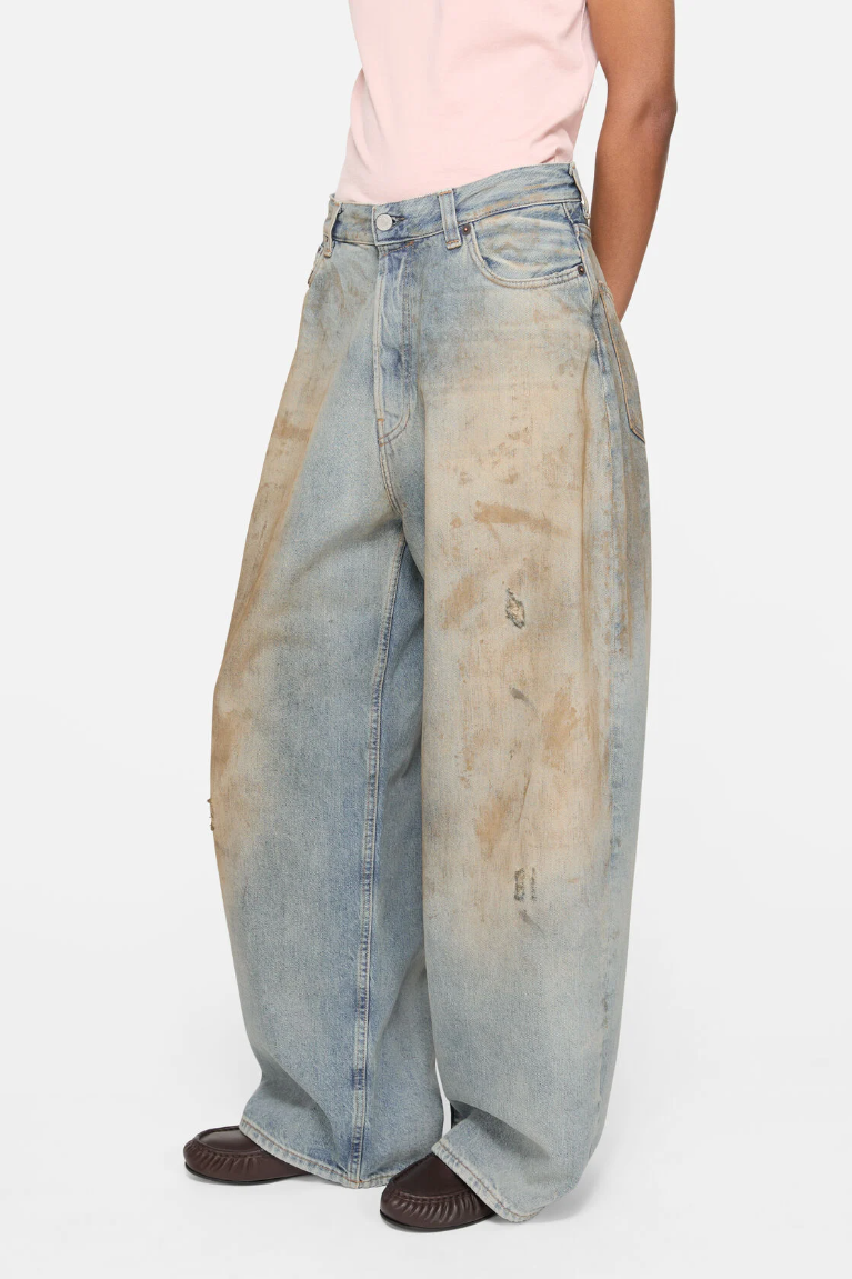  Quần Nữ Acne Loose Fit Jeans - 2023 'Mid Blue' 