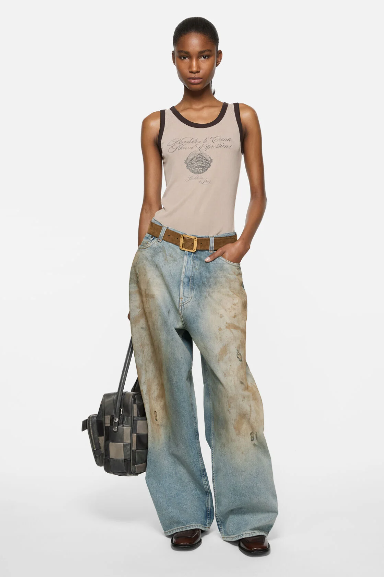  Quần Nữ Acne Loose Fit Jeans - 2023 'Mid Blue' 