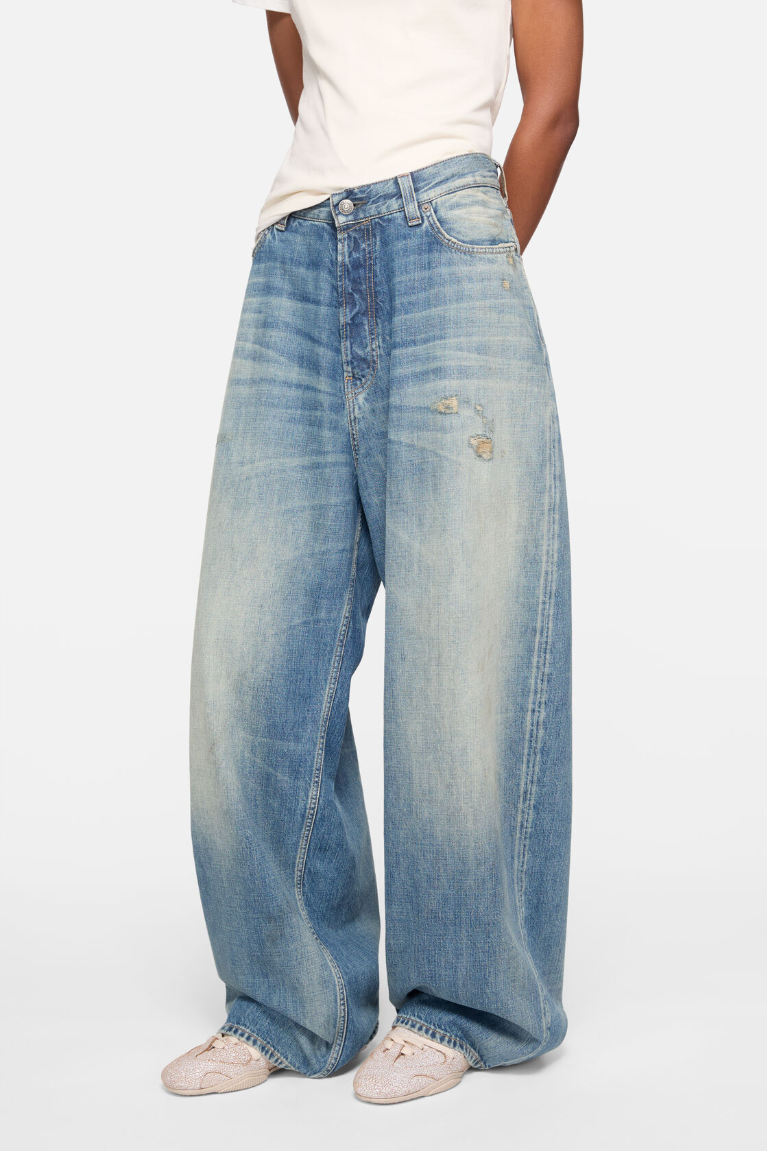  Quần Nữ Acne Loose Fit Jeans - 2023 'Mid Blue' 