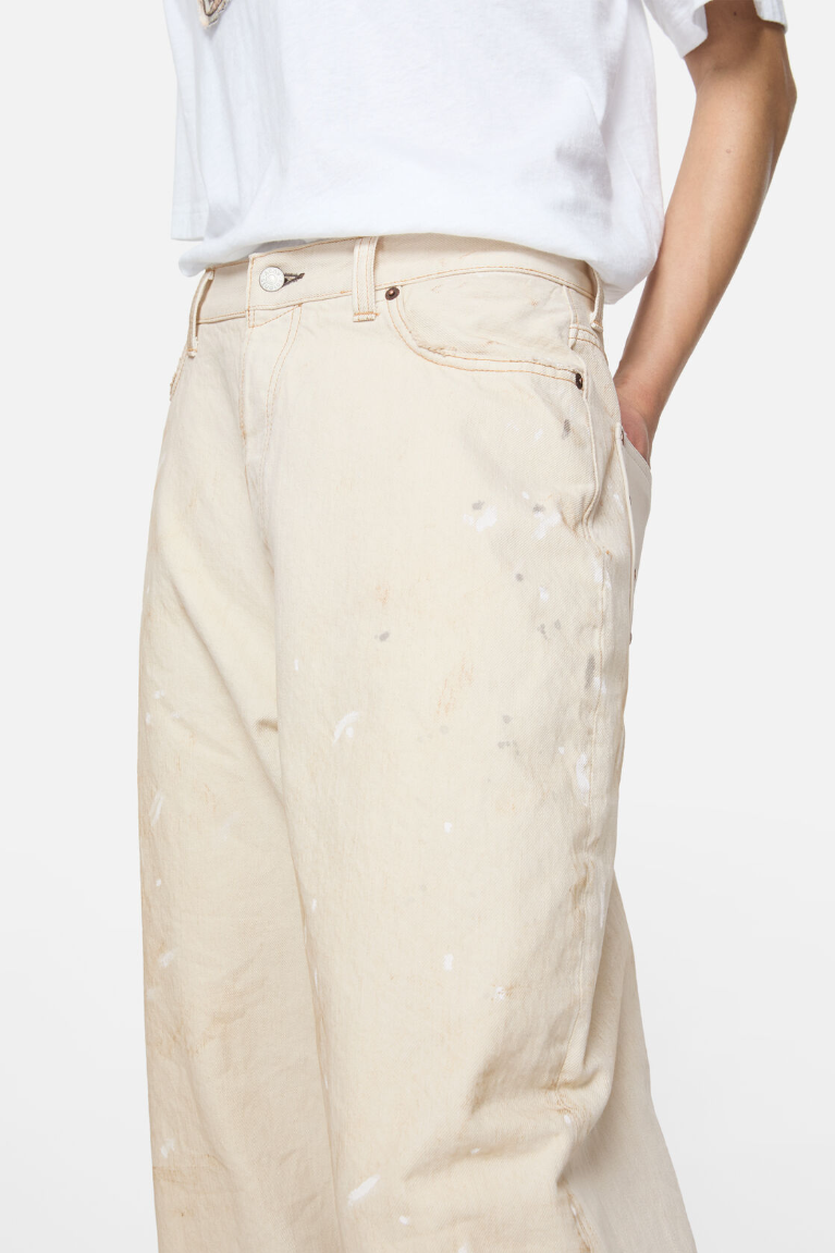  Quần Nữ Acne Loose Fit Jeans - 2023 'White' 