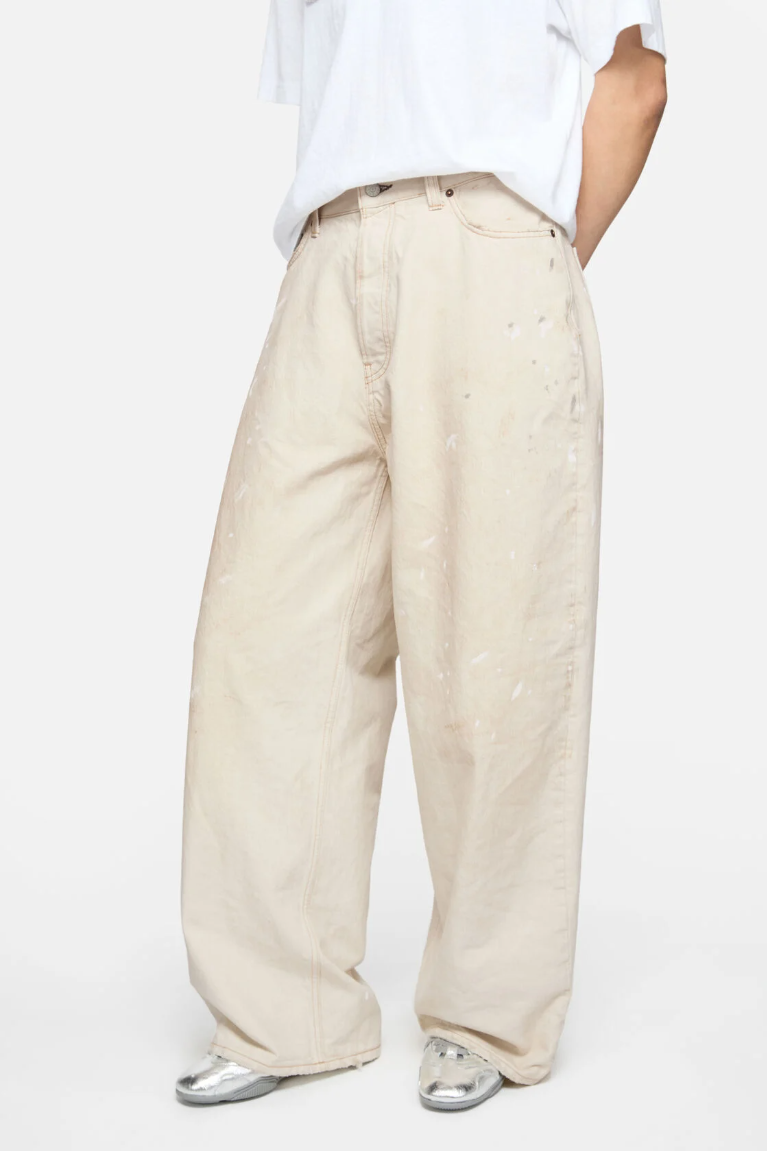  Quần Nữ Acne Loose Fit Jeans - 2023 'White' 