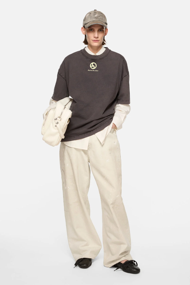  Quần Nữ Acne Loose Fit Jeans - 2023 'White' 