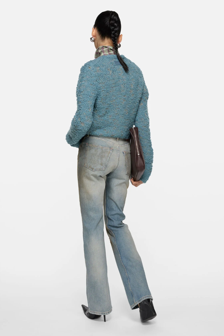 Quần Nữ Acne Regular Fit Jeans - 2009F 'Mid Blue' 