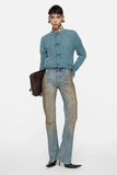  Quần Nữ Acne Regular Fit Jeans - 2009F 'Mid Blue' 