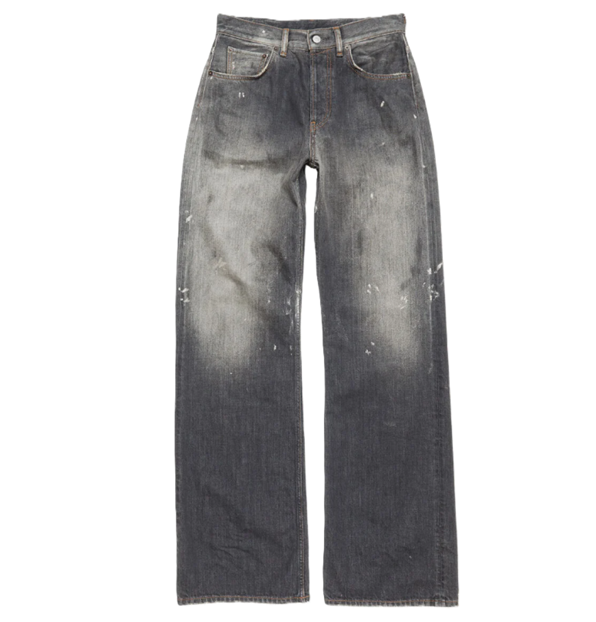  Quần Nữ Acne Regular Fit Jeans - 2021F 'Black' 