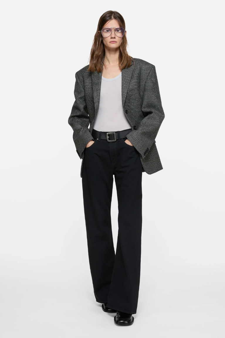  Quần Nữ Acne Regular Fit Jeans - 2021F 'Black' 