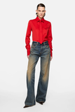  Quần Nữ Acne Regular Fit Jeans - 2021F 'Dark Blue' 