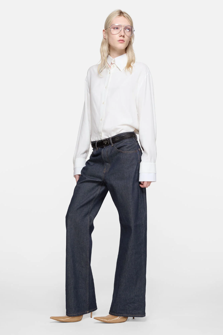  Quần Nữ Acne Regular Fit Jeans - 2021F 'Indigo Blue' 