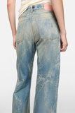  Quần Nữ Acne Regular Fit Jeans - 2021F 'Mid Blue' 