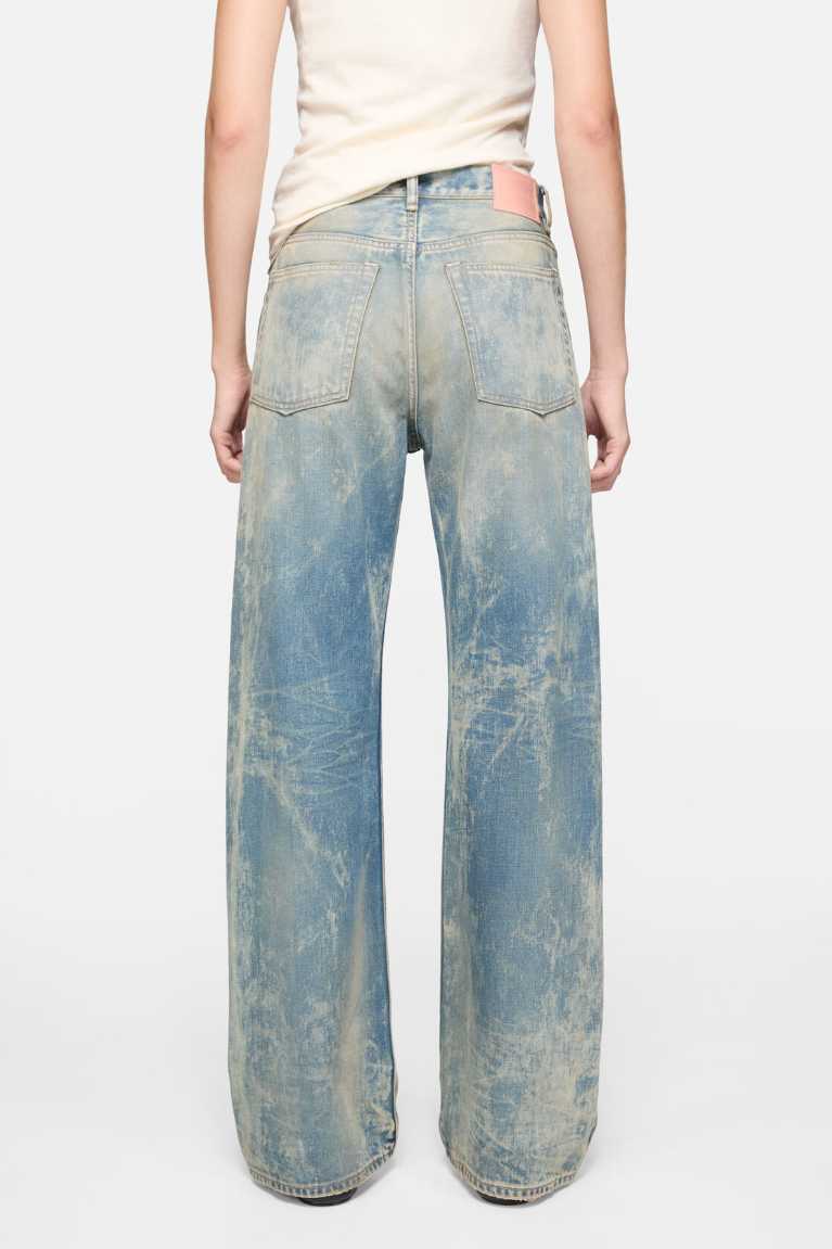  Quần Nữ Acne Regular Fit Jeans - 2021F 'Mid Blue' 
