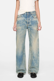  Quần Nữ Acne Regular Fit Jeans - 2021F 'Mid Blue' 