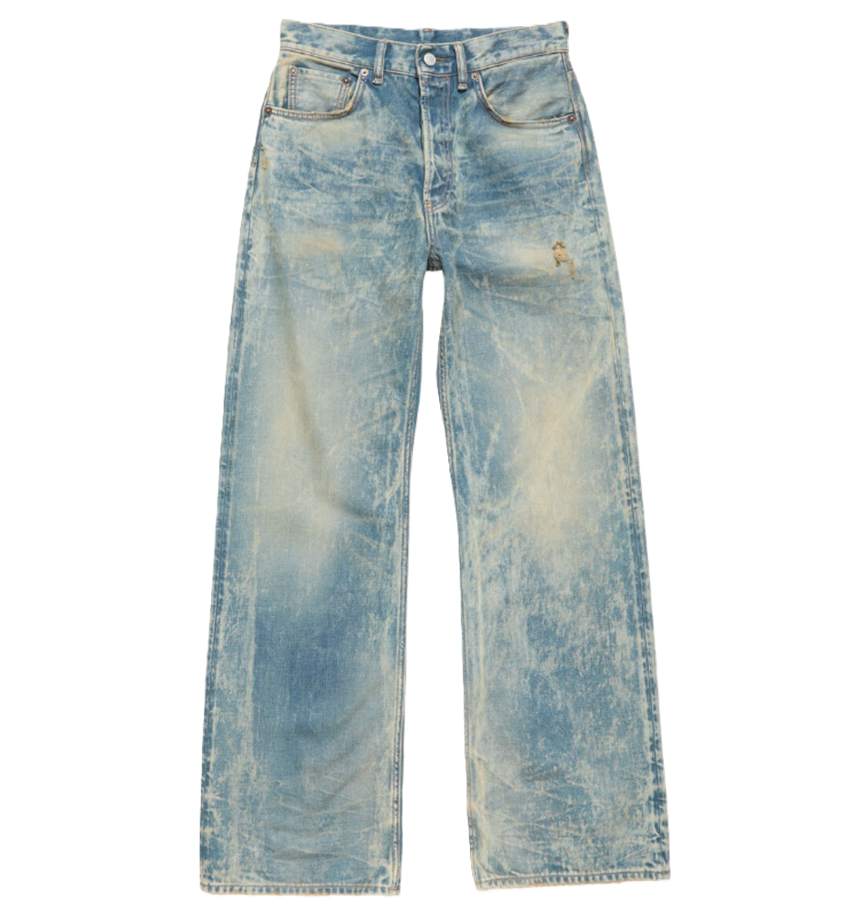  Quần Nữ Acne Regular Fit Jeans - 2021F 'Mid Blue' 