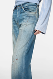  Quần Nữ Acne Regular Fit Jeans - 2021F 'Mid Blue' 