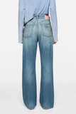  Quần Nữ Acne Regular Fit Jeans - 2021F 'Mid Blue' 