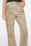  Quần Nữ Acne Regular Fit Jeans - 2021F 'Sand Beige' 