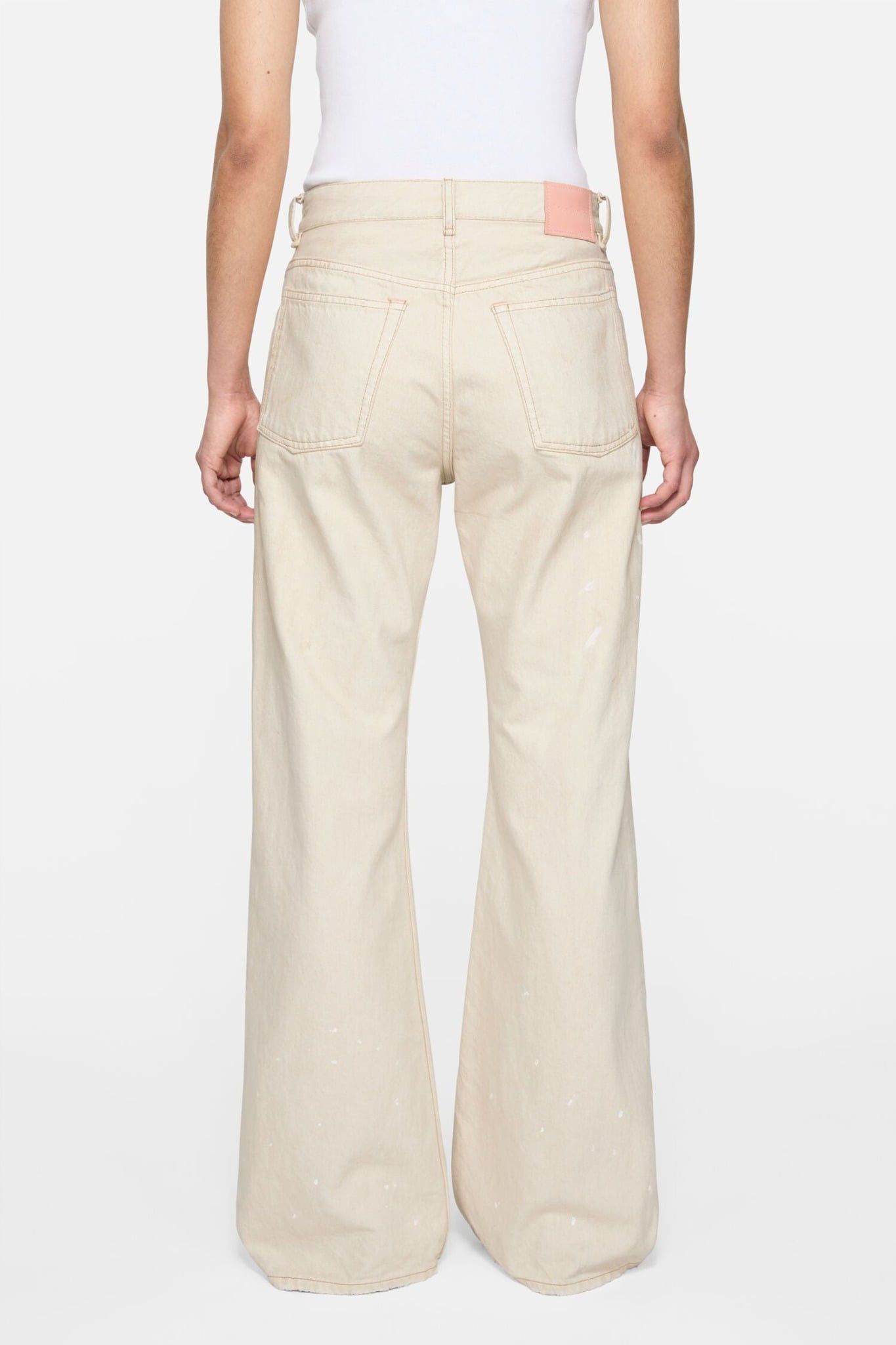 Quần Nữ Acne Regular Fit Jeans - 2021F 'White' 