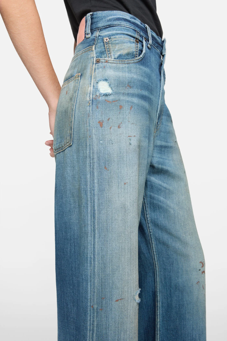  Quần Nữ Acne Regular Fit Jeans - 2022 'Mid Blue' 